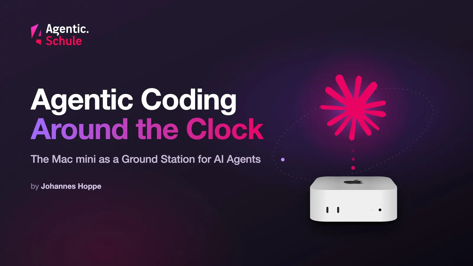 Agentic coding around the clock: the Mac mini as a ground station